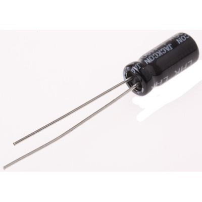 RS PRO 1μF Aluminium Electrolytic Capacitor 100V dc, Radial, Through Hole