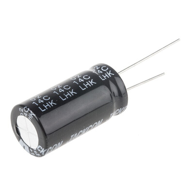 RS PRO 100μF Aluminium Electrolytic Capacitor 250V dc, Radial, Through Hole