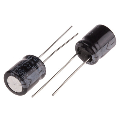 RS PRO 2.2μF Aluminium Electrolytic Capacitor 400V dc, Radial, Through Hole