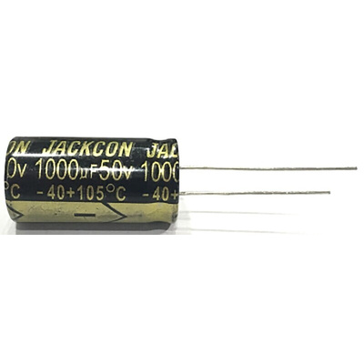 RS PRO 100μF Aluminium Electrolytic Capacitor 25V dc, Radial, Through Hole