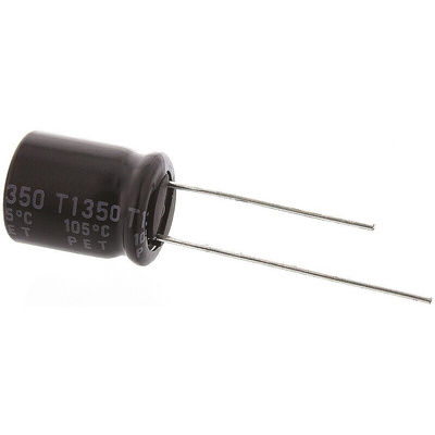 Rubycon 220μF Aluminium Electrolytic Capacitor 35V dc, Radial, Through Hole - 35YXF220M10X12.5