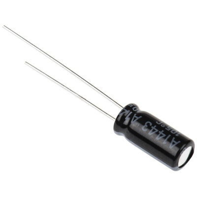 Rubycon 10μF Aluminium Electrolytic Capacitor 63V dc, Radial, Through Hole - 63YXF10M5X11