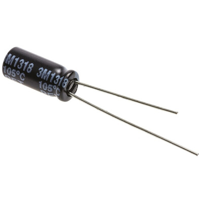 Rubycon 10μF Aluminium Electrolytic Capacitor 50V dc, Radial, Through Hole - 50YXF10M5X11