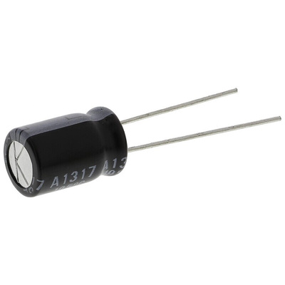 Rubycon 100μF Aluminium Electrolytic Capacitor 50V dc, Radial, Through Hole - 50YXF100M8X11.5