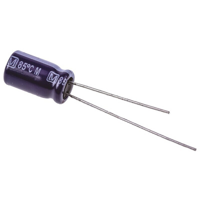 Panasonic 100μF Aluminium Electrolytic Capacitor 35V dc, Radial, Through Hole - ECA1VM101