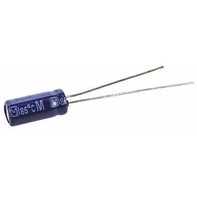 Panasonic 10μF Aluminium Electrolytic Capacitor 50V dc, Radial, Through Hole - ECA1HM100