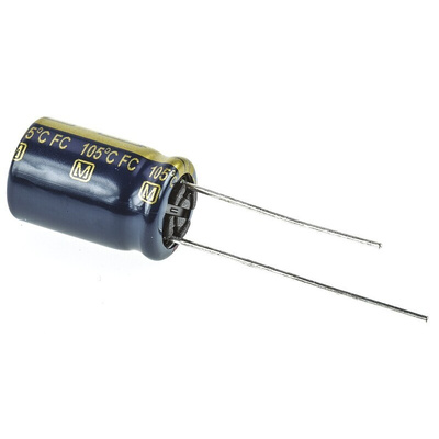 Panasonic 330μF Aluminium Electrolytic Capacitor 35V dc, Radial, Through Hole - EEUFC1V331