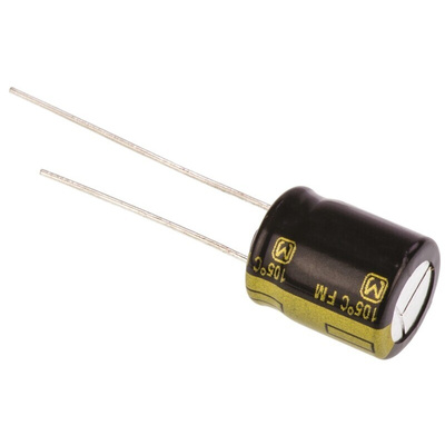 Panasonic 330μF Aluminium Electrolytic Capacitor 25V dc, Radial, Through Hole - EEUFM1E331