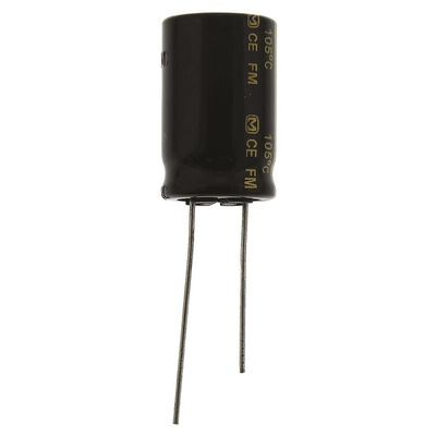 Panasonic 1000μF Aluminium Electrolytic Capacitor 50V dc, Radial, Through Hole - EEUFM1H102