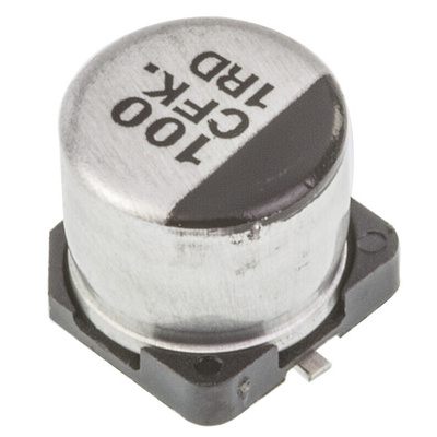 Panasonic 100μF Aluminium Electrolytic Capacitor 16V dc, Surface Mount - EEEFK1C101P