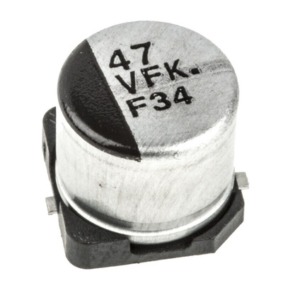 Panasonic 47μF Aluminium Electrolytic Capacitor 35V dc, Surface Mount - EEEFK1V470P