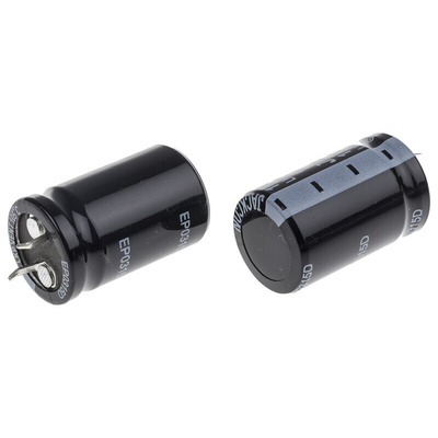 RS PRO 100μF Aluminium Electrolytic Capacitor 400V dc, Snap-In