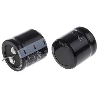 RS PRO 150μF Aluminium Electrolytic Capacitor 250V dc, Snap-In