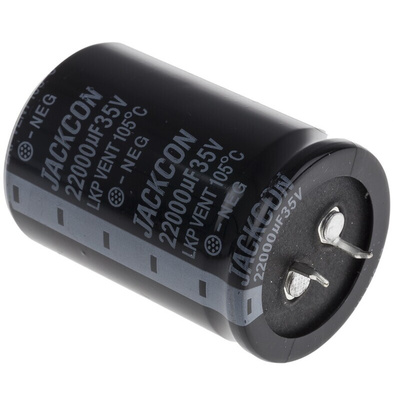 RS PRO 6800μF Aluminium Electrolytic Capacitor 35V dc, Snap-In