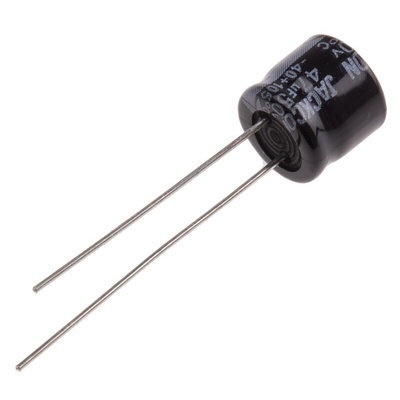 RS PRO 47μF Aluminium Electrolytic Capacitor 50V dc, Radial, Through Hole