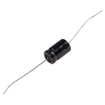 RS PRO 2.2μF Aluminium Electrolytic Capacitor 450V dc, Axial, Through Hole