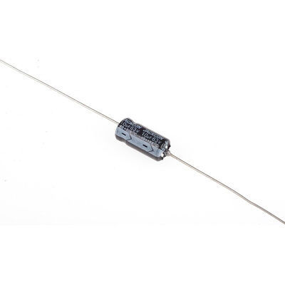 RS PRO 10μF Aluminium Electrolytic Capacitor 63V dc, Axial, Through Hole