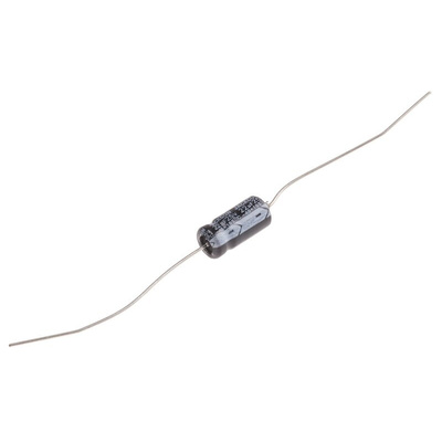 RS PRO 22μF Aluminium Electrolytic Capacitor 25V dc, Axial, Through Hole