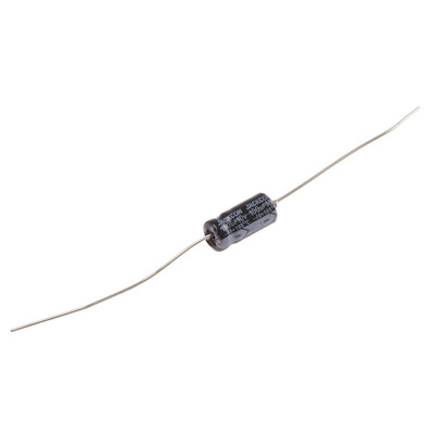 RS PRO 100μF Aluminium Electrolytic Capacitor 10V dc, Axial, Through Hole