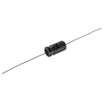 RS PRO 100μF Aluminium Electrolytic Capacitor 25V dc, Axial, Through Hole