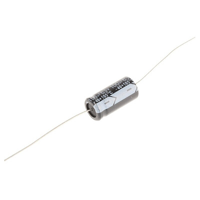 RS PRO 100μF Aluminium Electrolytic Capacitor 63V dc, Axial, Through Hole