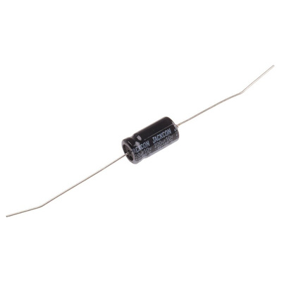RS PRO 220μF Aluminium Electrolytic Capacitor 10V dc, Axial, Through Hole