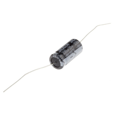 RS PRO 330μF Aluminium Electrolytic Capacitor 35V dc, Axial, Through Hole