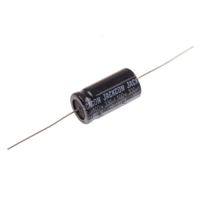 RS PRO 330μF Aluminium Electrolytic Capacitor 100V dc, Axial, Through Hole