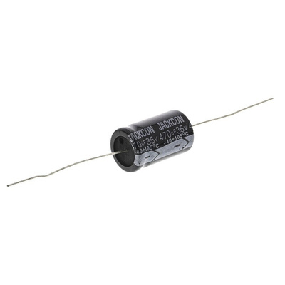 RS PRO 470μF Aluminium Electrolytic Capacitor 35V dc, Axial, Through Hole