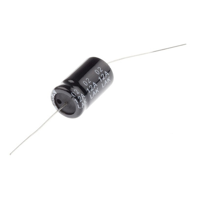 RS PRO 2200μF Aluminium Electrolytic Capacitor 10V dc, Axial, Through Hole