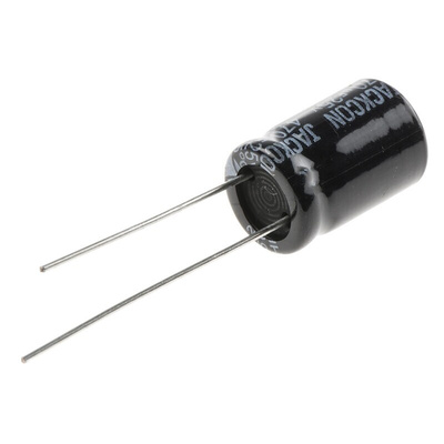 RS PRO 470μF Aluminium Electrolytic Capacitor 25V dc, Radial, Through Hole