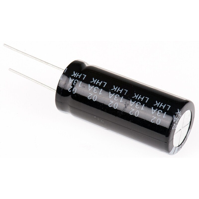 RS PRO 10000μF Aluminium Electrolytic Capacitor 25V dc, Radial, Through Hole