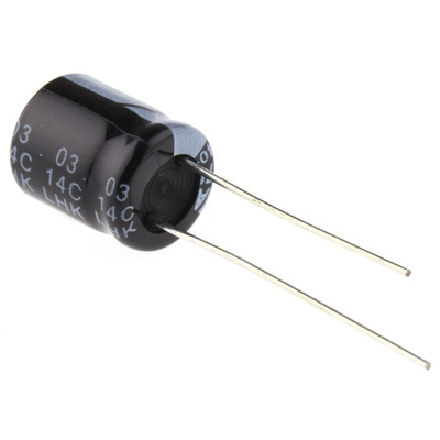 RS PRO 470μF Aluminium Electrolytic Capacitor 35V dc, Radial, Through Hole