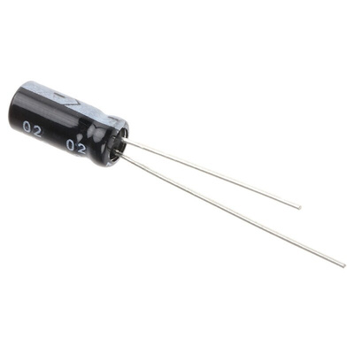 RS PRO 220nF Aluminium Electrolytic Capacitor 50V dc, Radial, Through Hole