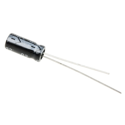 RS PRO 4.7μF Aluminium Electrolytic Capacitor 50V dc, Radial, Through Hole