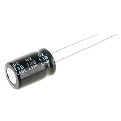 RS PRO 220μF Aluminium Electrolytic Capacitor 50V dc, Radial, Through Hole