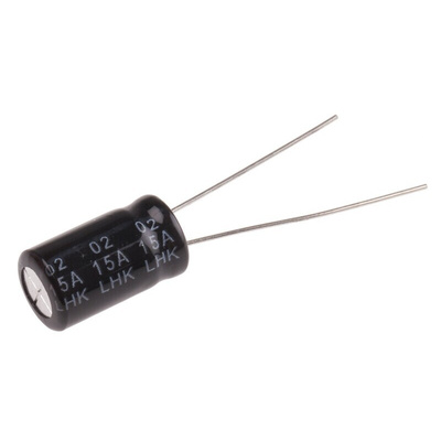 RS PRO 4.7μF Aluminium Electrolytic Capacitor 400V dc, Radial, Through Hole
