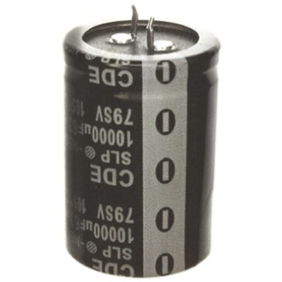 Cornell-Dubilier 10000μF Aluminium Electrolytic Capacitor 35V dc, Snap-In - SLP103M035C7P3