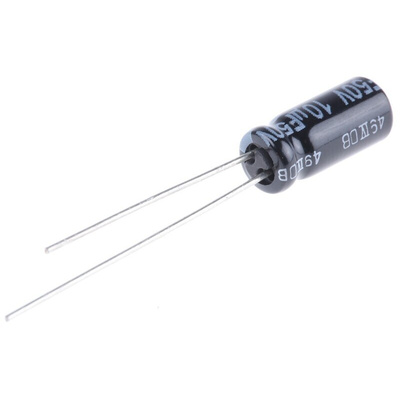 Panasonic 10μF Aluminium Electrolytic Capacitor 50V dc, Radial, Through Hole - EEUFR1H100