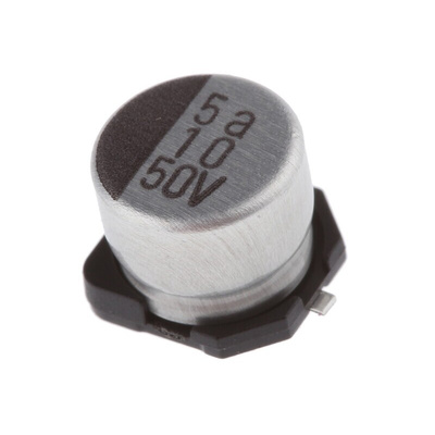Vishay 10μF Aluminium Electrolytic Capacitor 50V dc, Surface Mount - MAL215371109E3