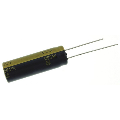 Panasonic 3300μF Aluminium Electrolytic Capacitor 6.3V dc, Radial, Through Hole - EEUFK0J332L