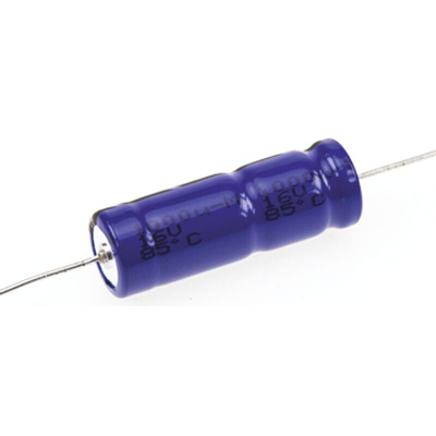 Vishay 1000μF Aluminium Electrolytic Capacitor 16V dc, Axial, Through Hole - MAL202115102E3