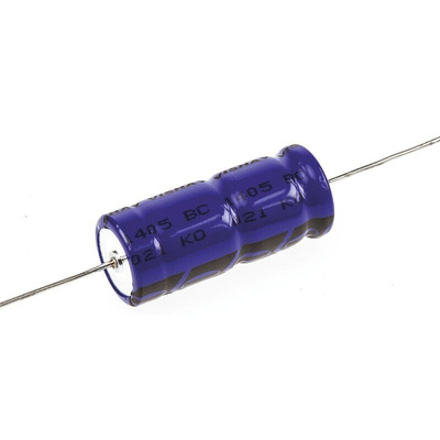 Vishay 2200μF Aluminium Electrolytic Capacitor 16V dc, Axial, Through Hole - MAL202115222E3