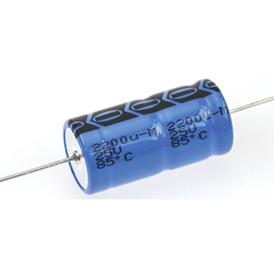 Vishay 2200μF Aluminium Electrolytic Capacitor 25V dc, Axial, Through Hole - MAL202116222E3