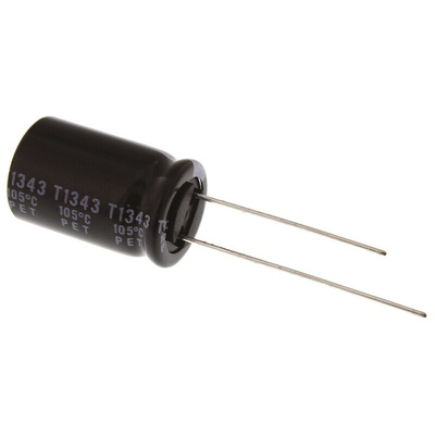 Rubycon 1000μF Aluminium Electrolytic Capacitor 25V dc, Radial, Through Hole - 25YXF1000M12.5X20