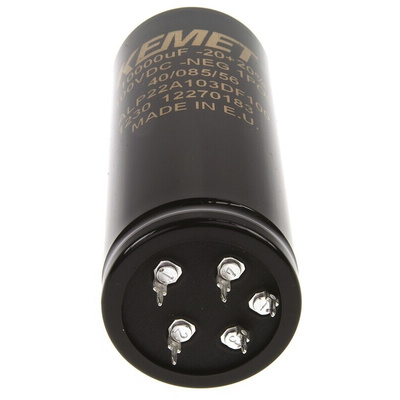 KEMET 10000μF Electrolytic Capacitor 100V dc, Through Hole - ALP22A103DF100