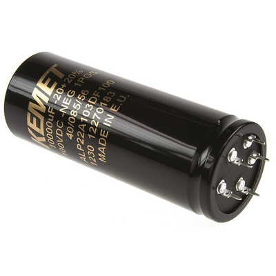 KEMET 10000μF Electrolytic Capacitor 100V dc, Through Hole - ALP22A103DF100