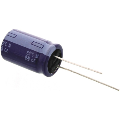 Panasonic 2200μF Aluminium Electrolytic Capacitor 35V dc, Radial, Through Hole - ECA1VM222