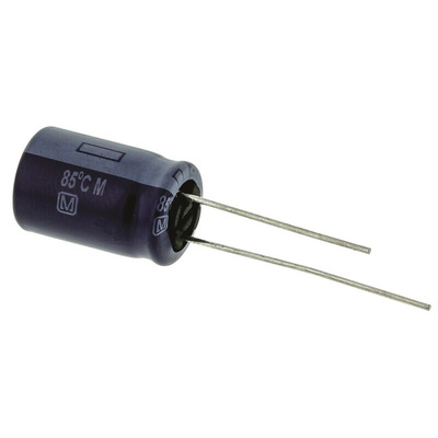 Panasonic 100μF Aluminium Electrolytic Capacitor 100V dc, Radial, Through Hole - ECA2AM101