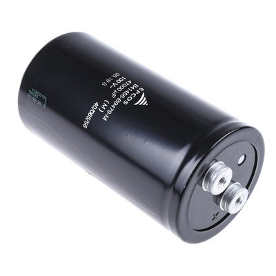 EPCOS 47000μF Aluminium Electrolytic Capacitor 100V dc, Screw Terminal - B41456B9479M000